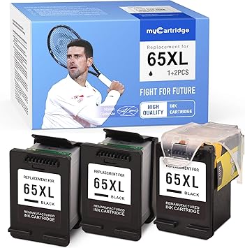 Amazon.com: MYCARTRIDGE Remanufactured Ink Cartridge for HP 65 XL 65XL Eco-Saver use with Envy 5055 5052 5012 5010 5030 DESKJET 3755 2622 3752 3720 2624 3722 3758 (1 + 2 Pack) : Office Products