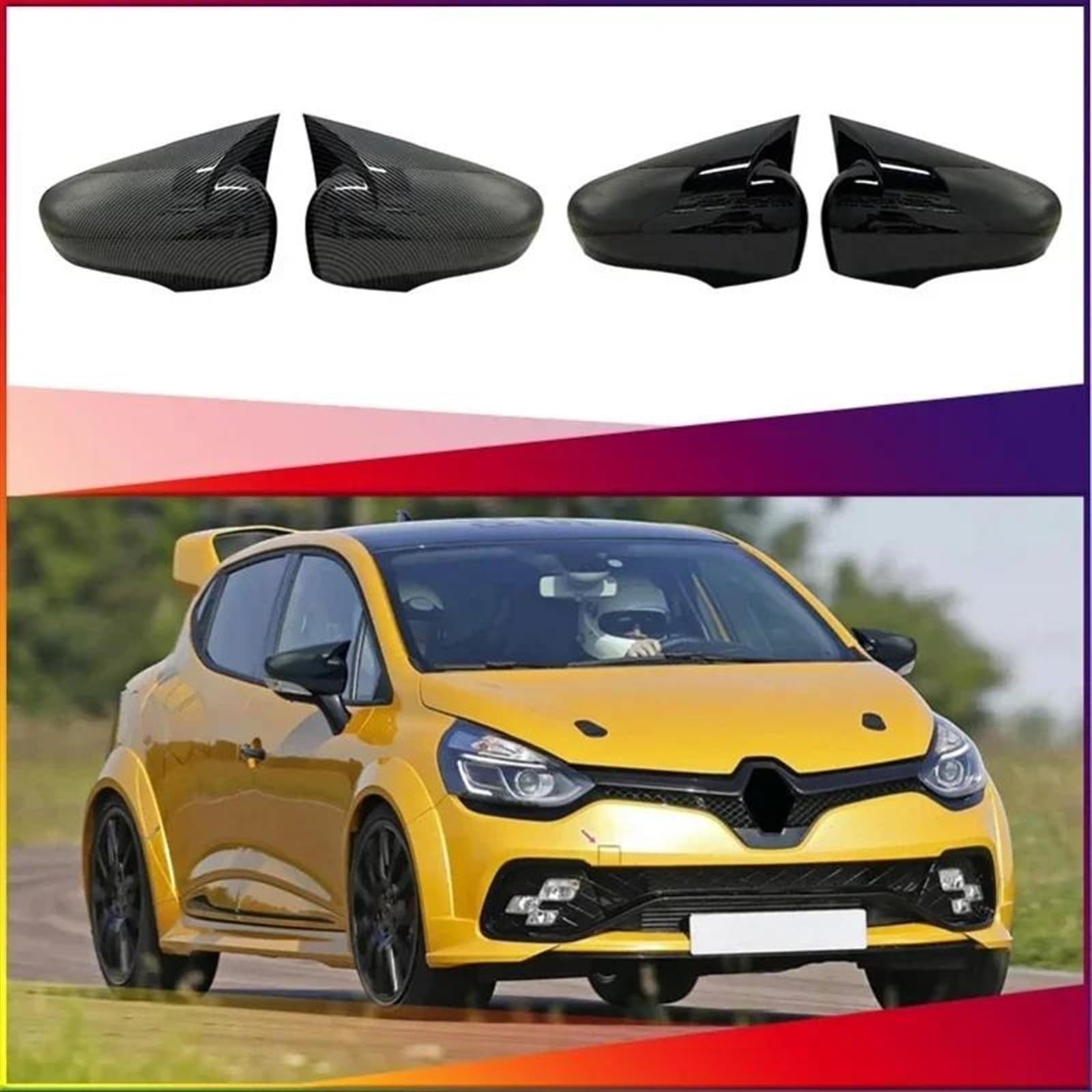 Cubierta De Espejo Lateral Derecho En Negro Para Renault Clio MK4 2012-2020 | Advantage Auto Parts