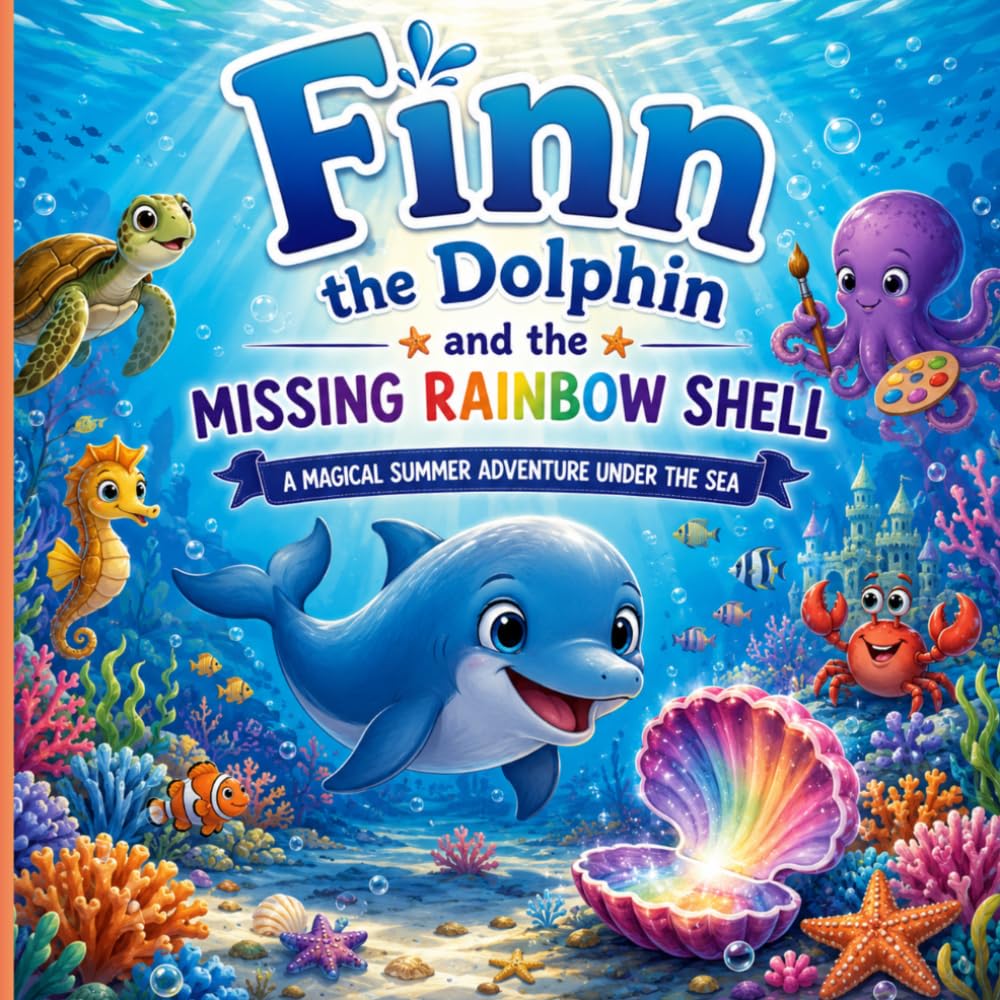 Finn the Dolphin and the Missing Rainbow Shell: A Magical Summer Adventure Under the Sea