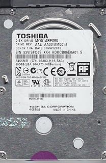 هارد ديسك MQ01ABF050 500GB ساتا 3.0 جيجا/ثانية 5400 دورة في الدقيقة 2.5 انش 7 ملم قرص صلب داخلي