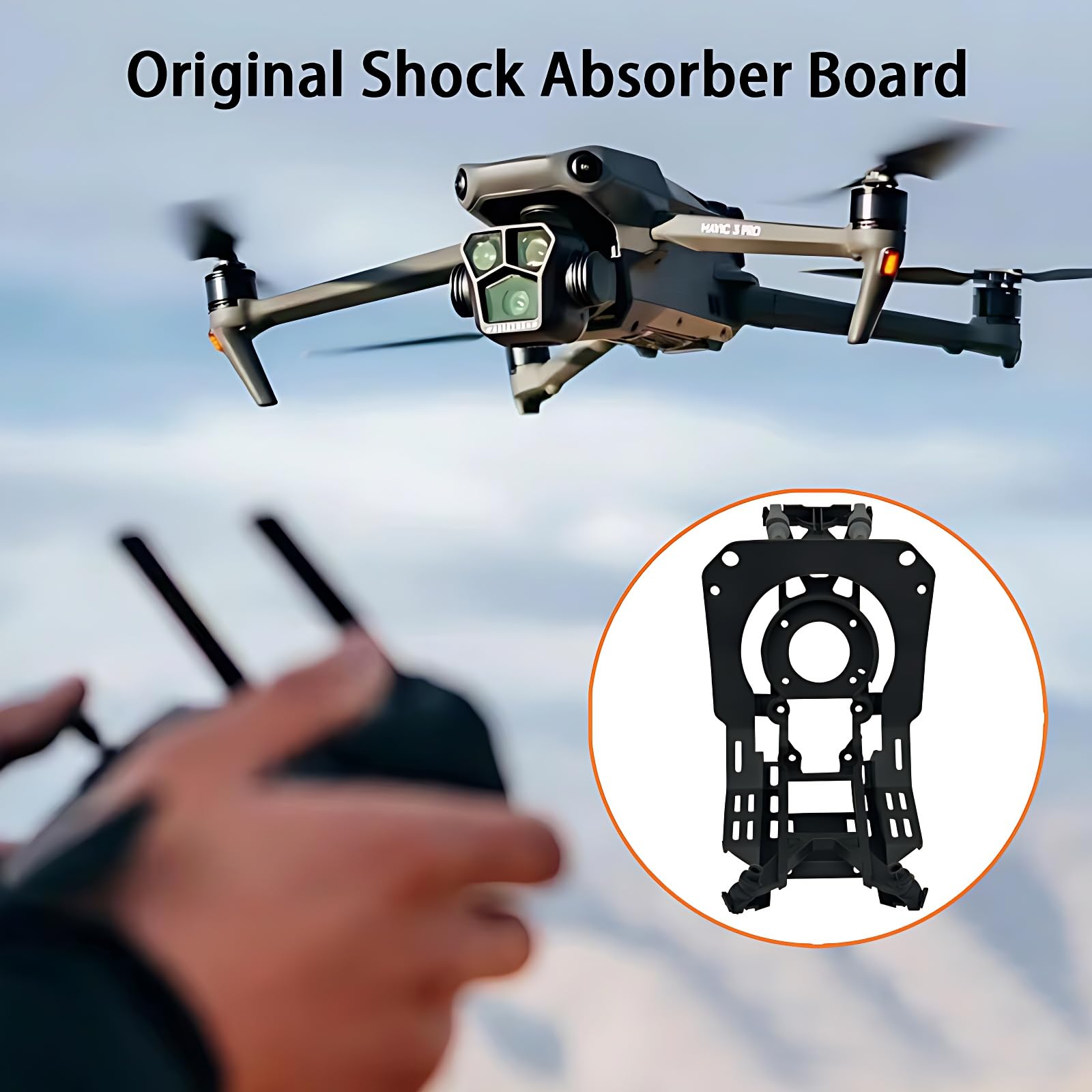 Ersatz-Stoßdämpferplatine Gimbal-Schwingungsdämpfungs-Halterungen für Dji Mavic 3 Pro Montage-Reparaturteil Drohne Zubehör