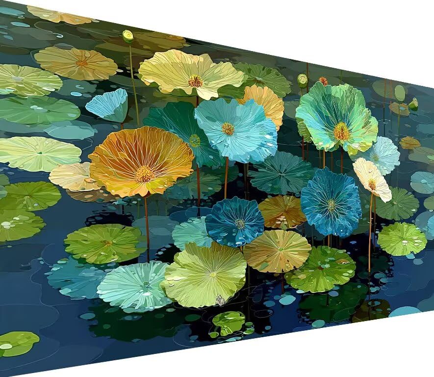 Peinture diamant 5D grand format mosaïque en cristal strass brillant pour décoration murale