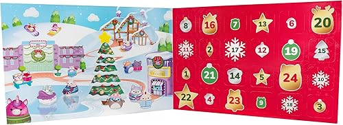 Miniatura 3 de Squishville by The Original Squishmallows - Calendario navideño  24 peluches festivos exclusivos de 2 pulgadas  Juguetes de temporada para niños y