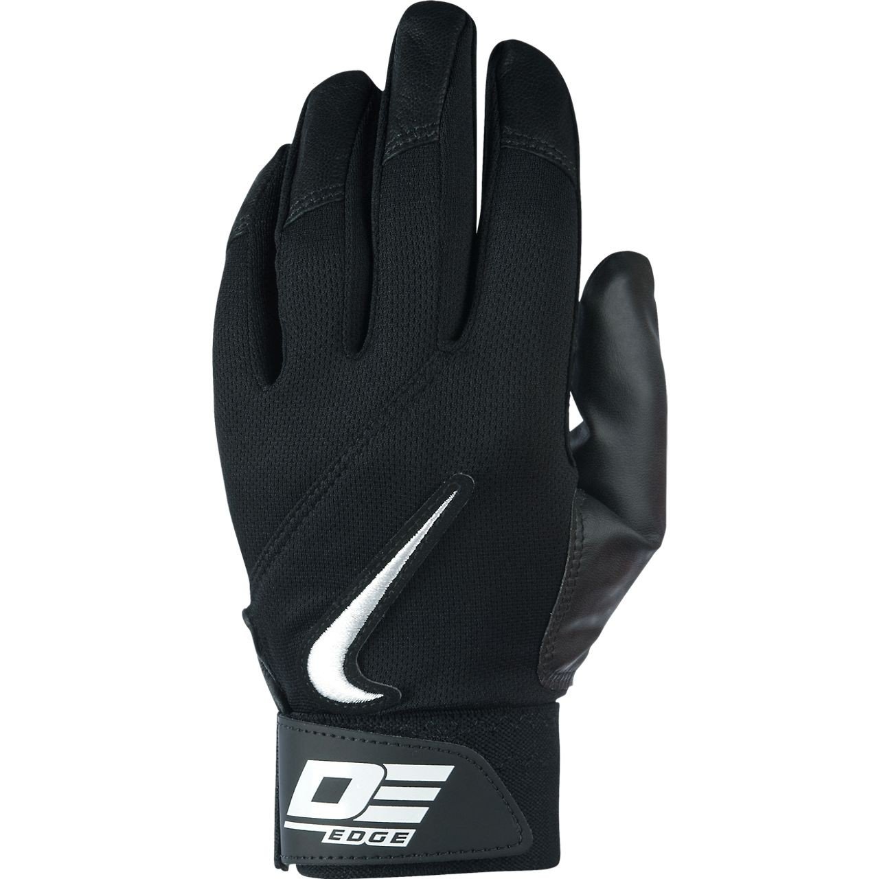 Nike GB0332 Diamond Elite Edge II Batting Gloves, Black (Adult