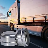 Vista 4 de 2 tapones antipolvo de 1.98 pulgadas, reemplazan a la tapa antipolvo de la cubierta de grasa de remolque, las tapas Buddy de rodamientos se aplican