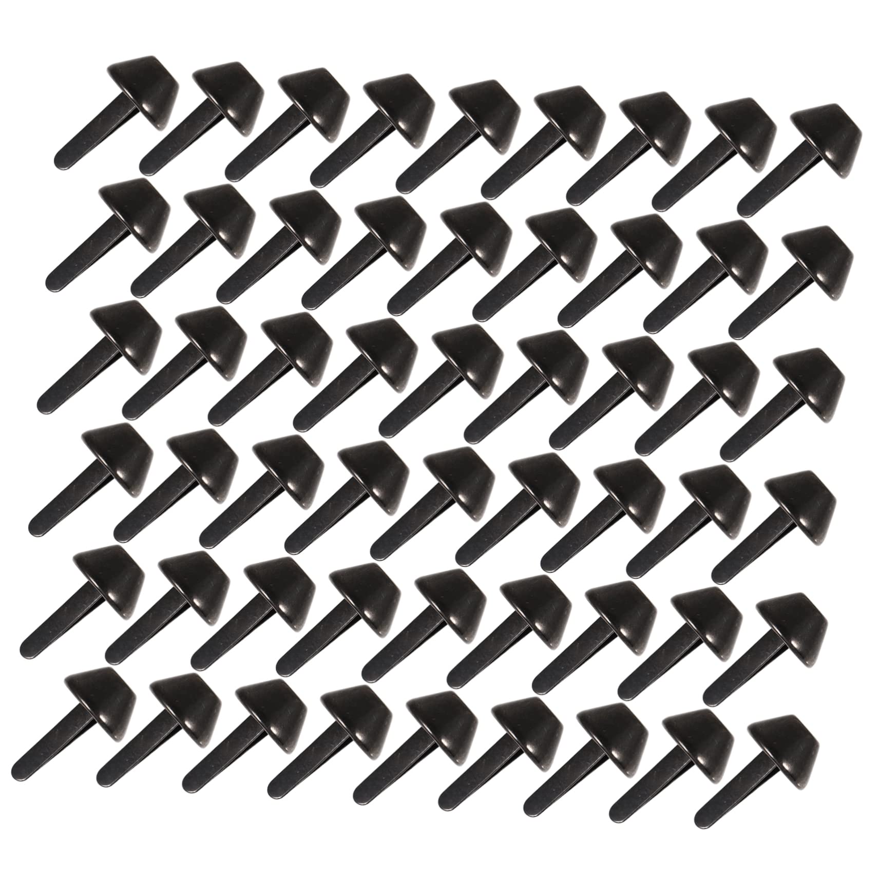 NUOBESTY 200pcs Leather Craft Rivets Diy Purse Bag Feet Studs Bag Bottom Studs Cane Making Accessories