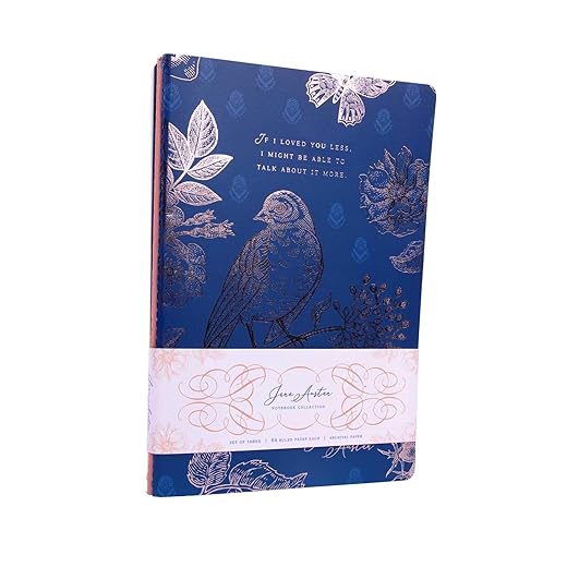 Jane Austen Sewn Notebook Collection (Set of 3)