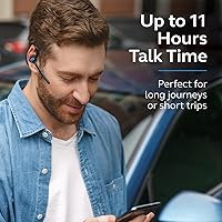 Vista 3 de BlueParrott M500-XT - Auriculares inalámbricos Bluetooth con cancelación de ruido, micrófono dual inteligente, tiempo de conversación de 11 horas