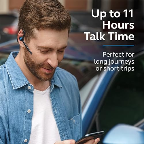 Miniatura 3 de BlueParrott M500-XT - Auriculares inalámbricos Bluetooth con cancelación de ruido, micrófono dual inteligente, tiempo de conversación de 11 horas,