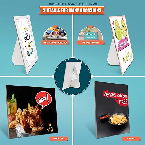 Miniatura 6 de Lineco. Caballete autoadhesivo. Calidad de archivo, robusto, rápido y fácil de usar. Ala única de 12 pulgadas. Uso para fotos, letreros,