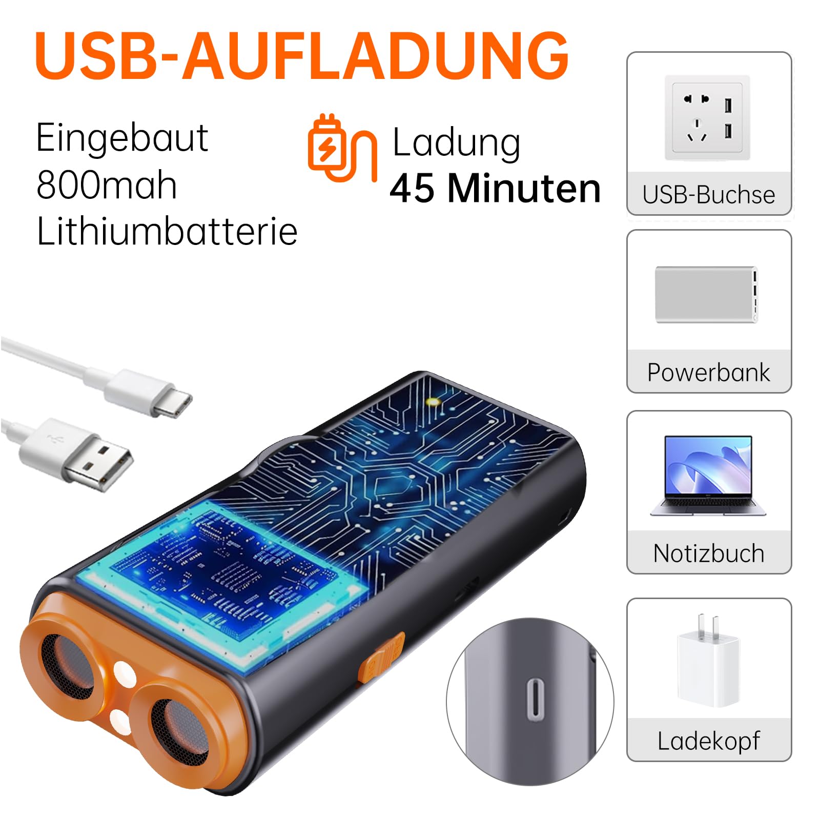 BarkGuard - Bark Guard Anti Barking Device for Dogs, Antibell für Hunde, 2024 Neues Hundebellen Abschreckungsgerät mit HD Display und LED Taschenlampe, Hundetrainings Geräte Verhaltenshilfen (2PCS)