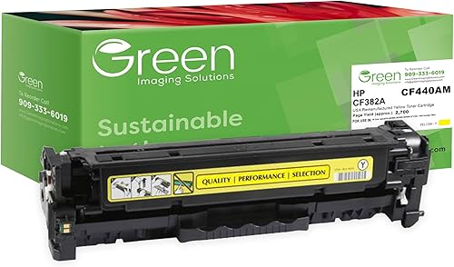 GIS USA Remanufactured Toner Cartridge Replacement for HP CF382A - for HP Color Laserjet Pro M476DN, M476DW, M476NW (HP 312A)