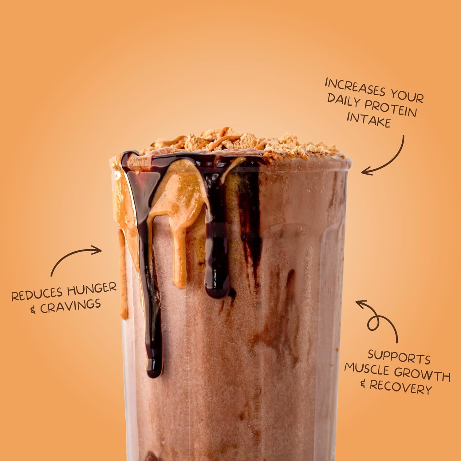 Clean Simple Eats Whey Protein Powder, Chocolate Peanut Butter Flavor Naturally Sweetened, 100% Grass Fed Protein Powder with Digestive Enzymes & No Artificial Ingredients, Gluten Free, 30 Servings - Image 6