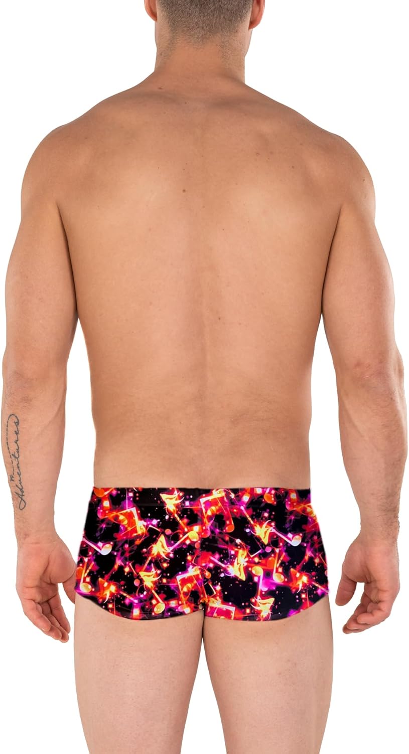 Gary Majdell Sport Mens Competition Style Boxer Brief Swimsuit with Front Pouch - Image 4