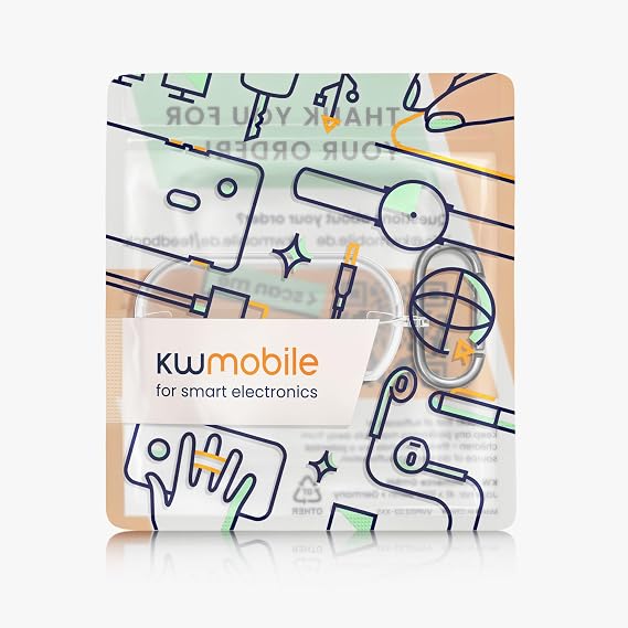 kwmobile Earphones Case for Sony WF-C710N Case - Clear TPU Silicone Earbuds Cover - Transparent