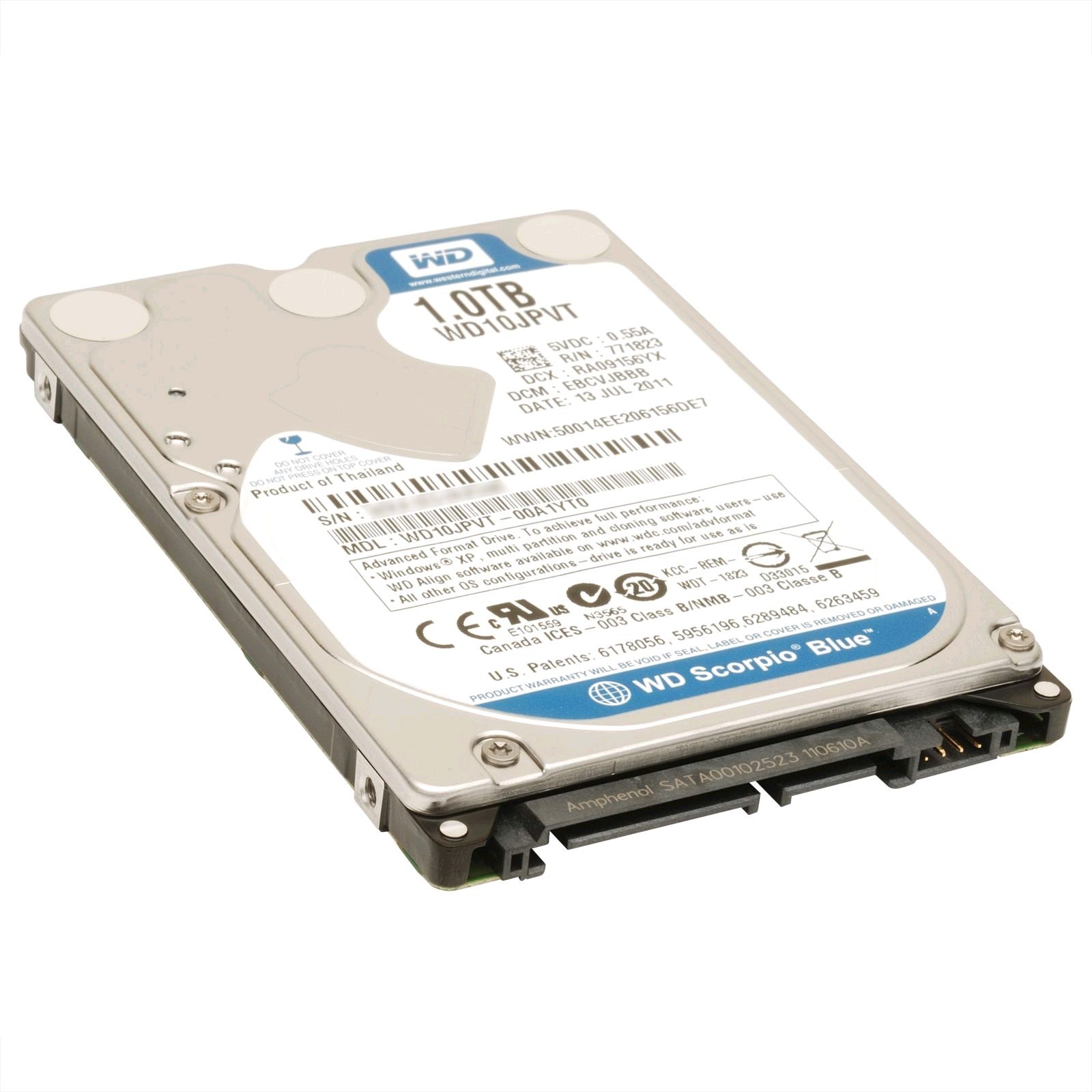 Amazon.in: Buy WD Blue 1 TB Mobile Hard Drive: 2.5 Inch, 5400 RPM