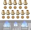 11Pcs Natural Gas Hob Lpg Conversion Kit, 0.5 * 2/0.65/0.7 * 3/0.87 * 2/0.9/0.95/1.02 Lpg Gas Burner, Lpg Gas Jet Set Burner, Jets Nozzles Injectors Set, Hob Gas Hob Accessory Nozzles [Energy Class A+]