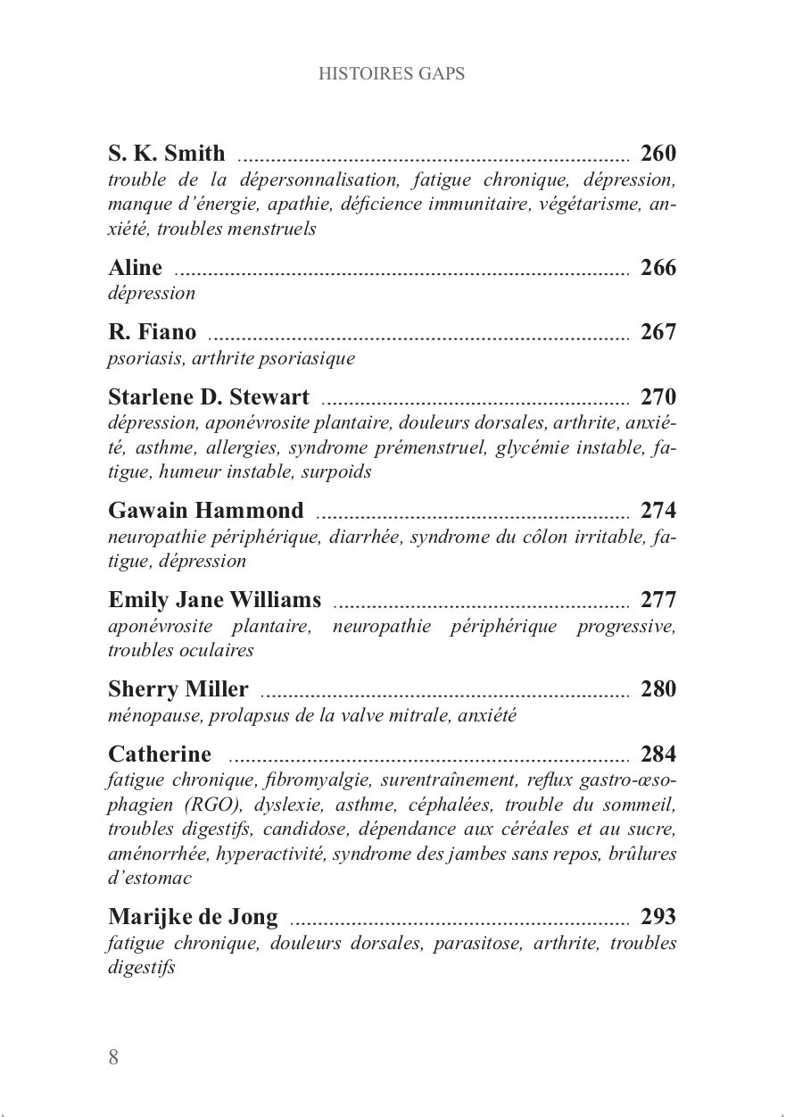Histoires GAPS - 51 témoignages de retour à la santé avec le programme nutritionnel GAPS