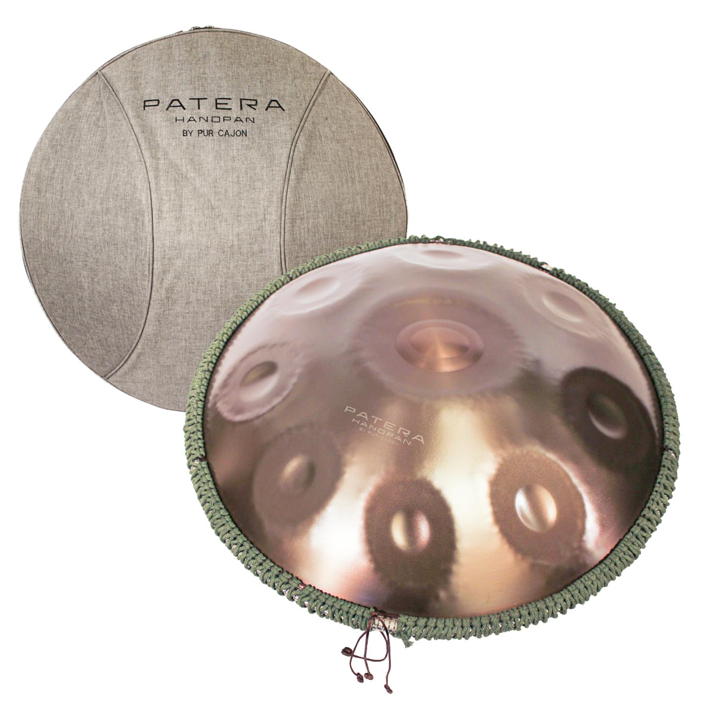 Patera Handpan HPDM-6 D- stal szlachetna z torbą