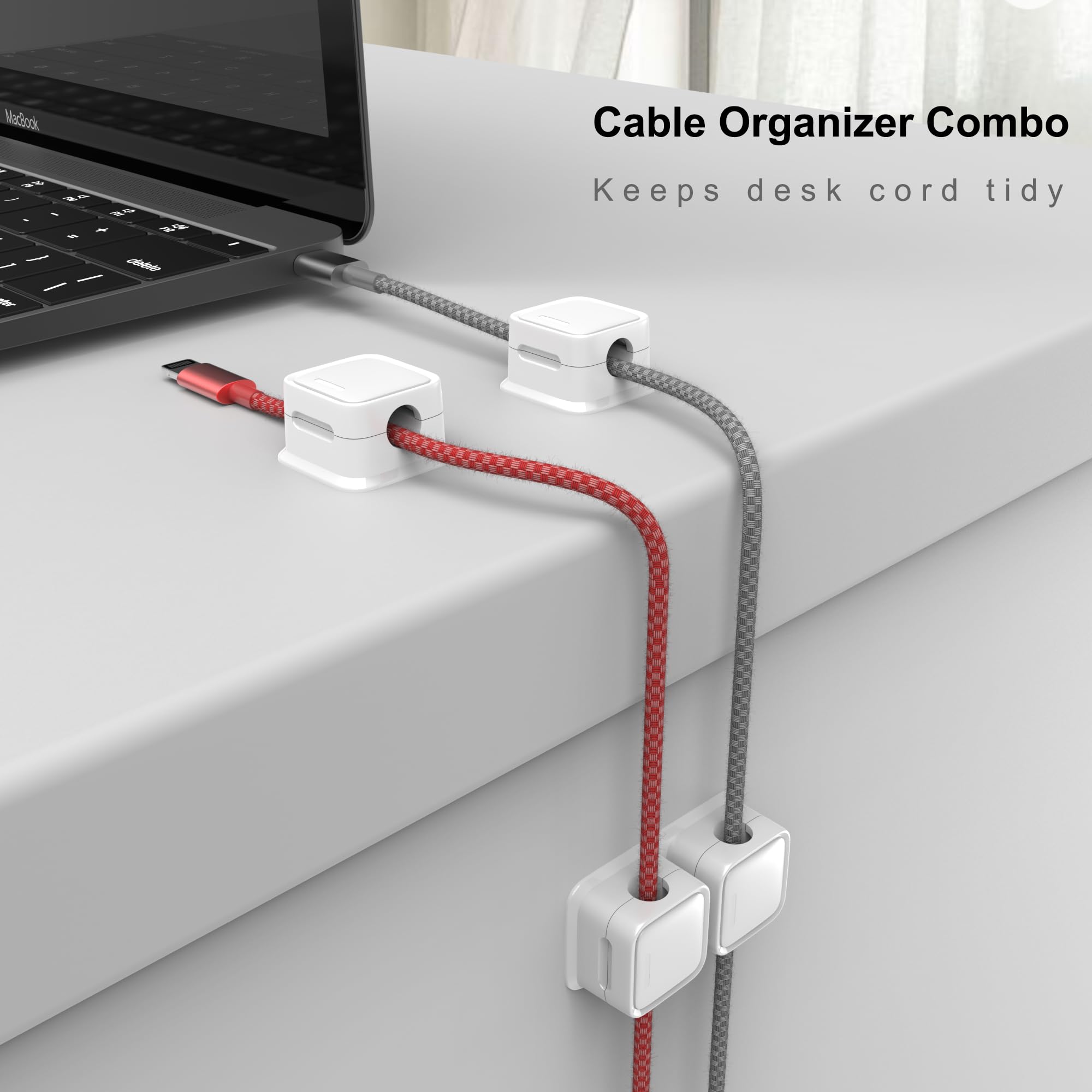 Cable Clips Self Adhesive Anker Cable Management, Magnetic Cable Holder ...