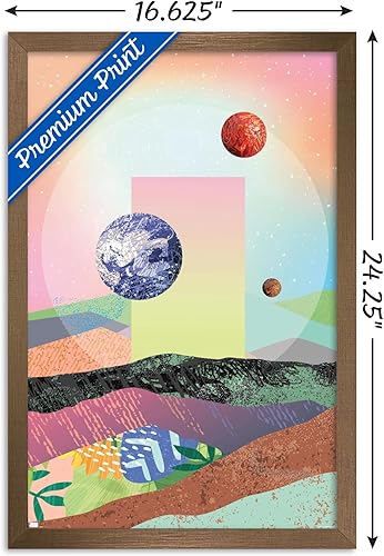 Miniatura 53 de Trends International Abstract Space Wall Poster with Magnetic Frame
