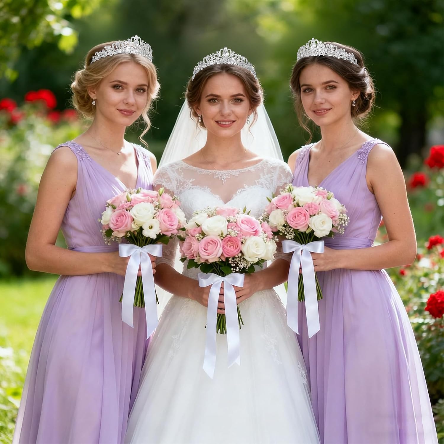 10 Pcs Crystal Tiara Crowns for Women, Tiara Crown Crystal Princess Tiaras Rhinestone Queen Headband Hair Accessories Gifts for Women Girls Teens Brides Bridal Wedding Prom Birthday Party