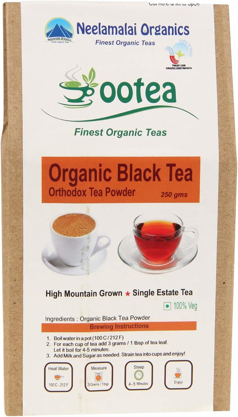 Ootea Certified Organic Black Tea Powder - 250gm