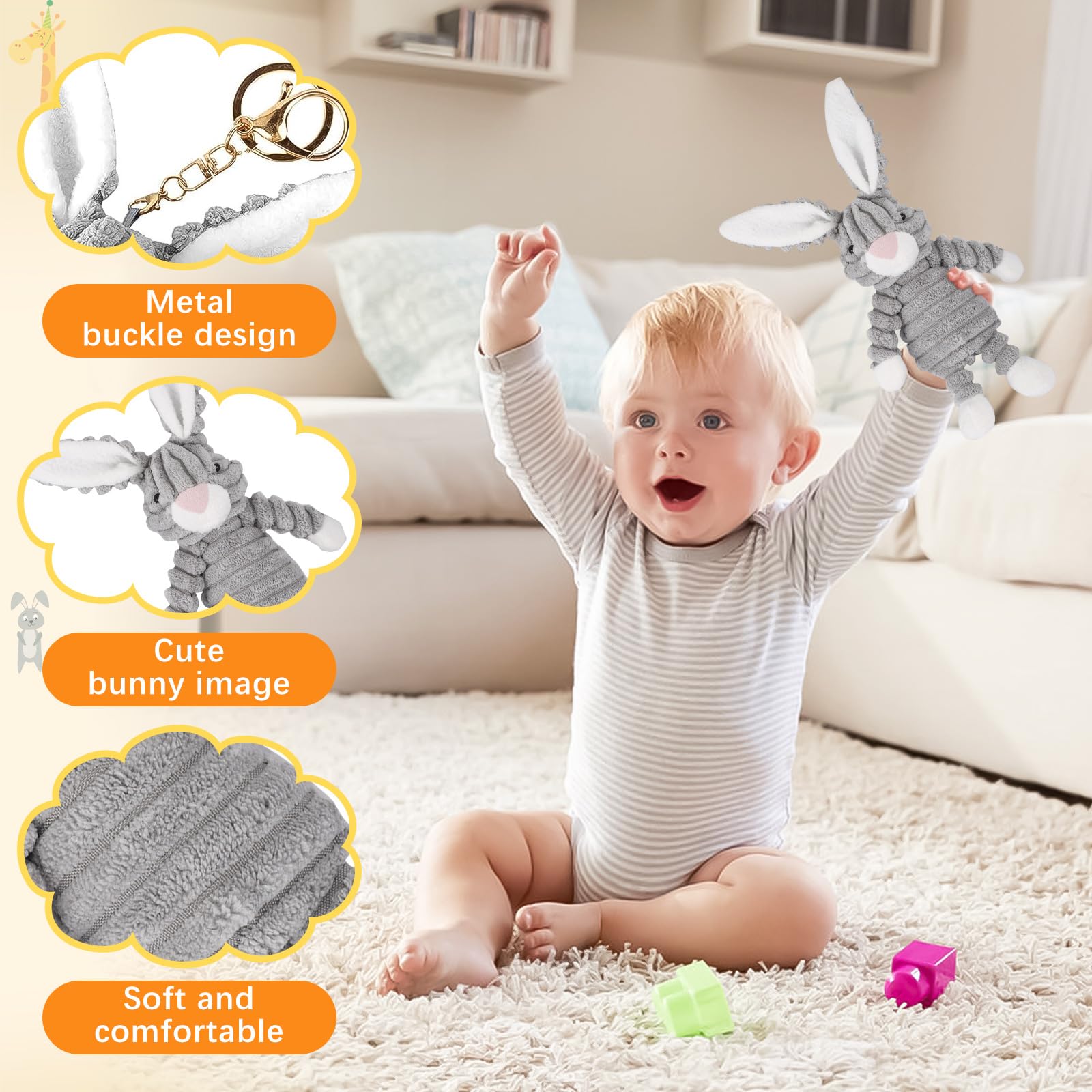 Prezent z okazji narodzin, prezenty dla chłopca, prezent dla dziecka, New Born Baby Gifts z koszem prezentowym, kocem, śliniaczkiem, chusteczką uspokajającą, skarpetkami, drewnianym gryzakiem, kartami