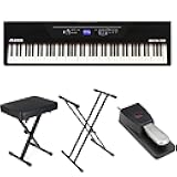 Alesis Recital Pro 88-key Hammer-action Digital Piano Essentials Bundle
