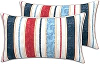 Vista 58 de LVTXIII - Juego de fundas para cojines de sofá, patio o sillón de exteriores, cuadradas y decorativas, 2 unidades de 16" x 16", sin relleno