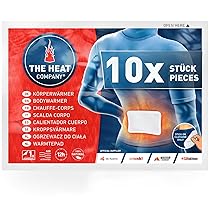 THE HEAT COMPANY Scaldacorpo – 10 Pezzi – Extra Caldo – Adesivo – Scalda-Schiena e Scalda-Collo – 12 Ore di Piacevole Calore – Pronti all’Uso – autoriscaldante – Puro Naturale