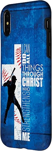 Miniatura 8 de iPhone 11 Pro Max Regalos Jugadores de Béisbol Adolescentes Niños Caso Cristiano Teléfono