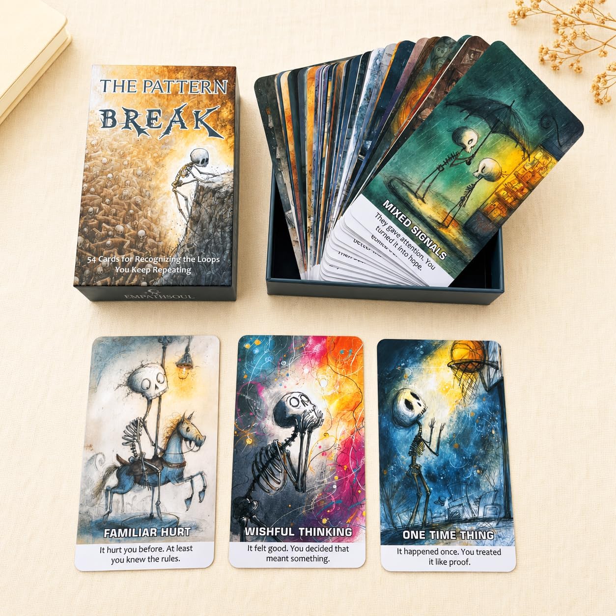 The Pattern Break Oracle Cards, 54 Shadow Work Cards for Self Reflection image 2