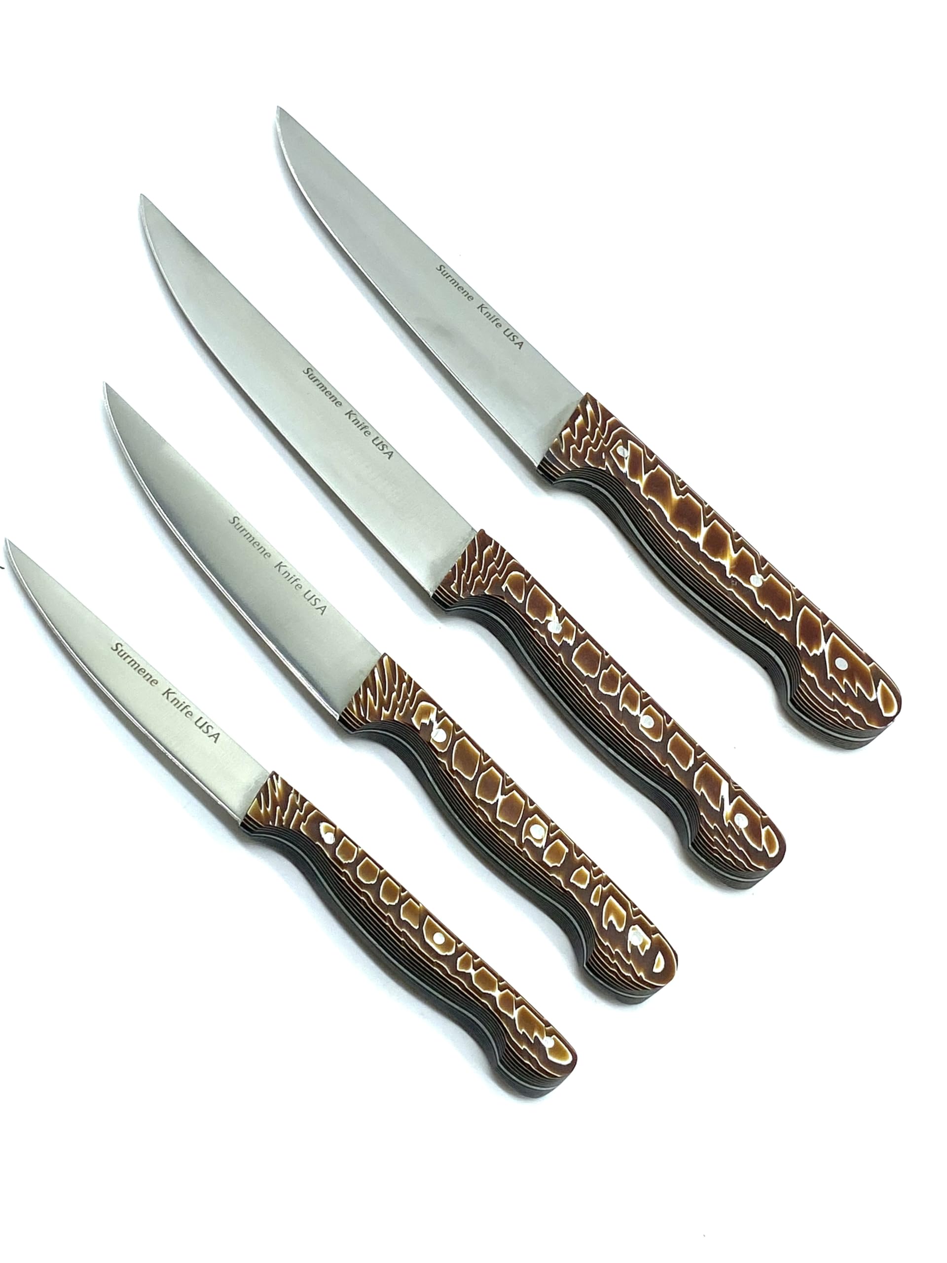 クリサワブラン　トラミーナー　　2本セット Amazon.com: SURMENE 4-Piece Stainless Steel Handmade Werzalit