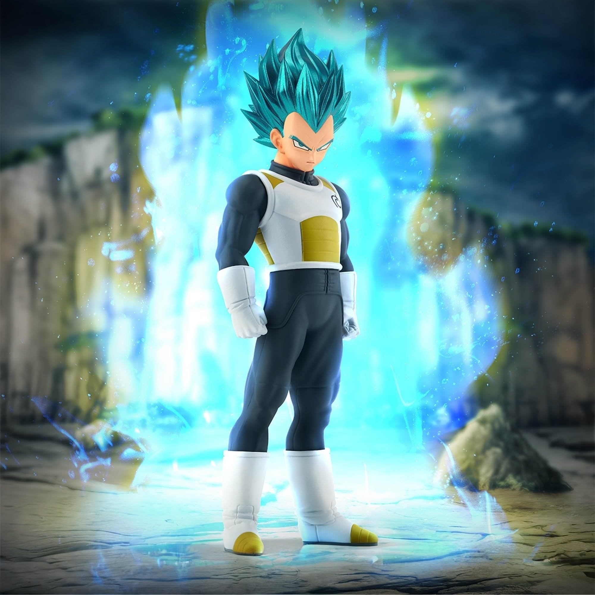 Amazon.co.jp: ドラゴンボール フィギュア ベジータ 超サイヤ人ブルー 
