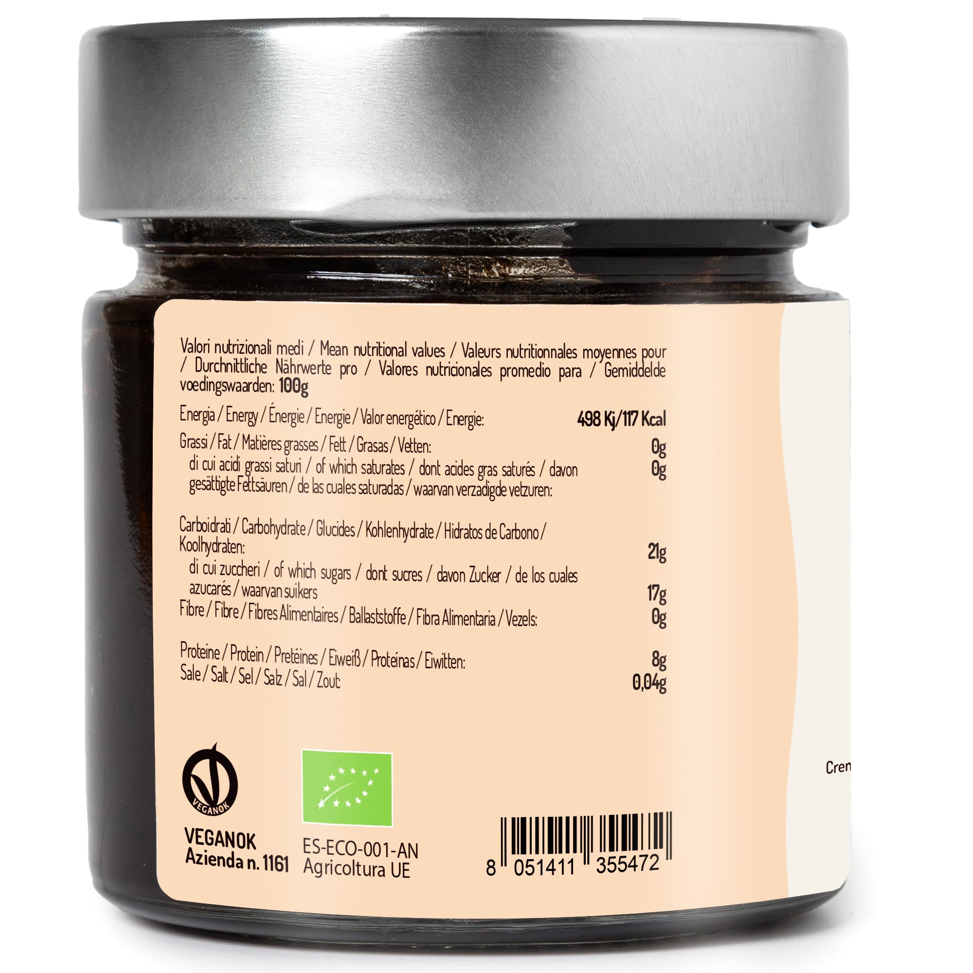 Crème d'Ail Noir Bio - 200g. Pate d Ail Noir Fermenté Bio de Qualité Supérieure à Partir d'Ail Frais. Ail Riche en Sels Minéraux Énergisant et Antioxydant.