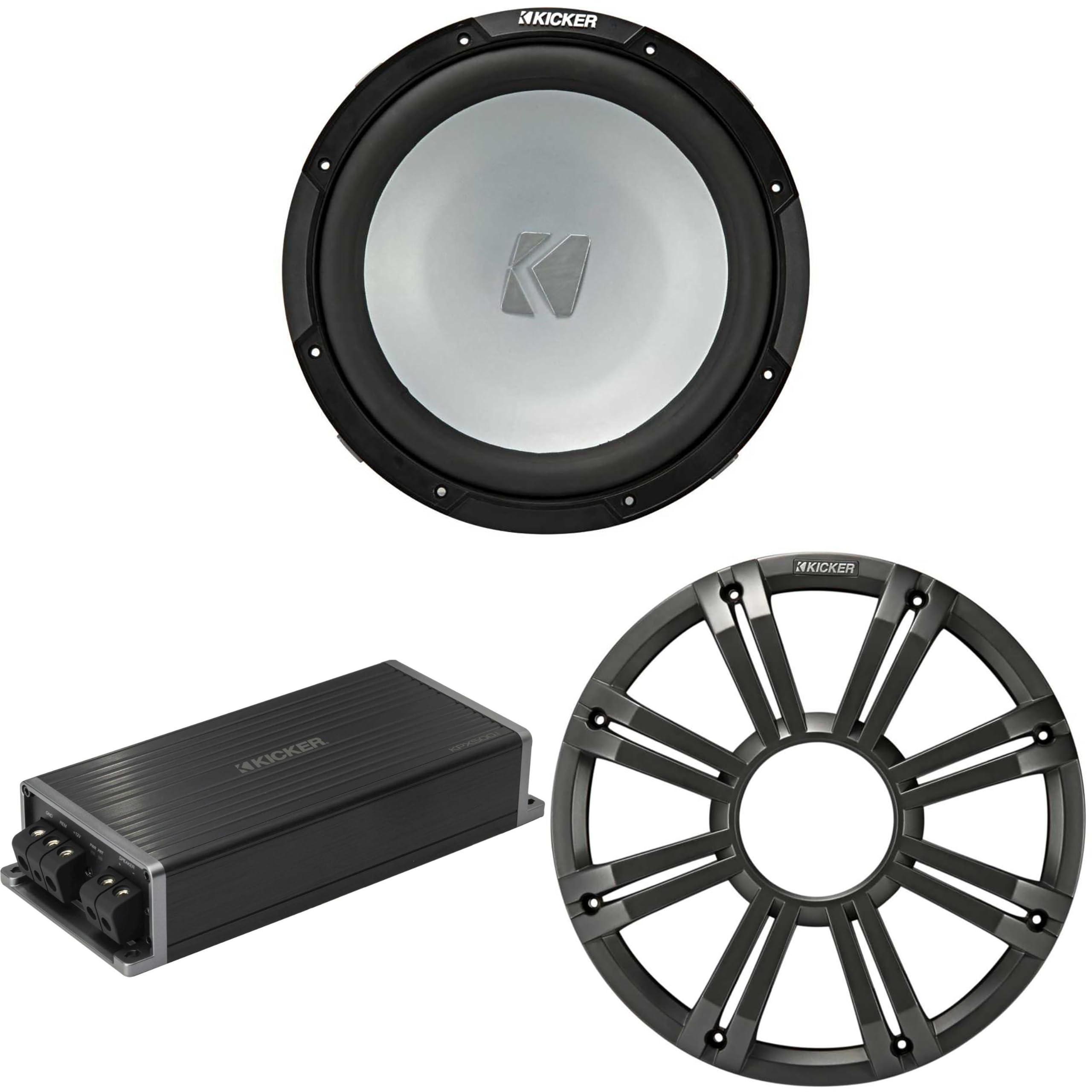 Kicker Marine KPX500.1 Powersports Amp & 12