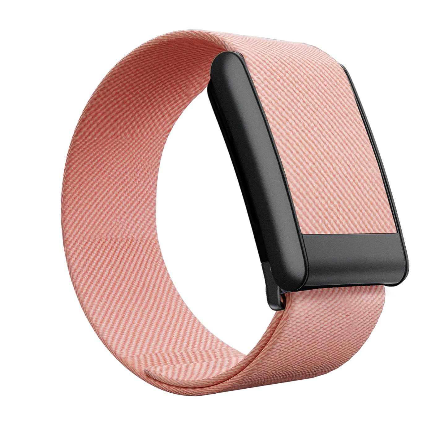 AR LABS WHOOP 5.0 Compatible Premium Nylon Wrist Band | Premium Stretch Weave | Includes U-Shaped Bracket | Fits WHOOP 5.0 MG & One/Peak | Affordable, Stylish & Comfortable (Light Pink)