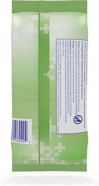 Vagisil Wipes in their re-sealable pouch, illustrating the compact design that some users found smaller than expected.