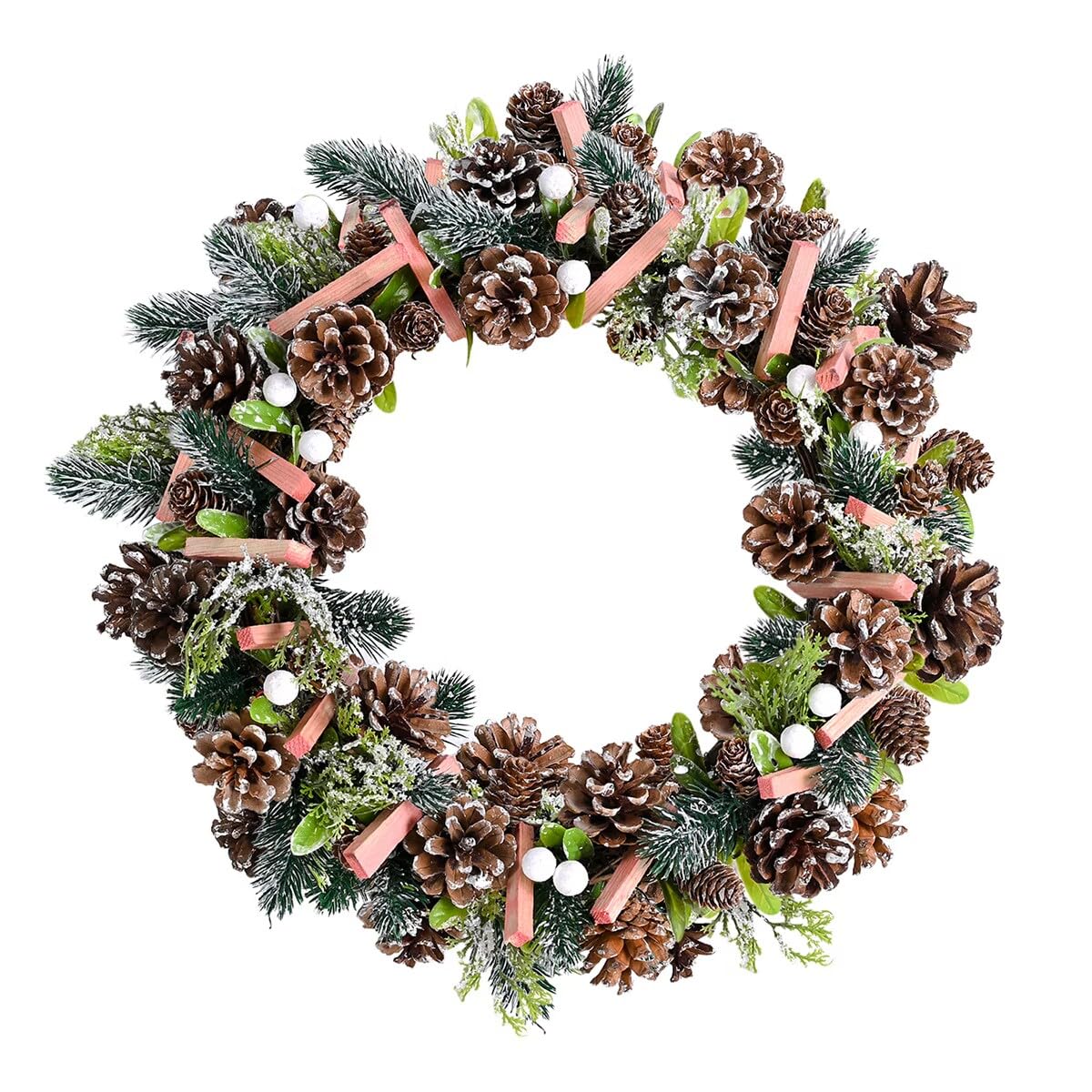24 Stück 9-12cm Weihnachts Kiefernkegel,Pine Cones Dekoration Zapfen,Natürliche Tannenzapfen Kiefernzapfen für Adventskranz Tischdeko Christbaumschmuck Winterdekoration,Silber A