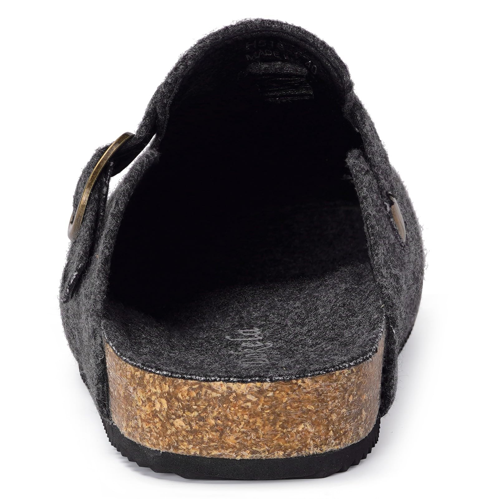 Dokela Mules et Sabots Femmes Hommes Feutre Pantoufles Hiver Chaussons Confortable Antidérapants Chauds Ajustables Fourrure Chaussures de Jardin Intérieur extérieur