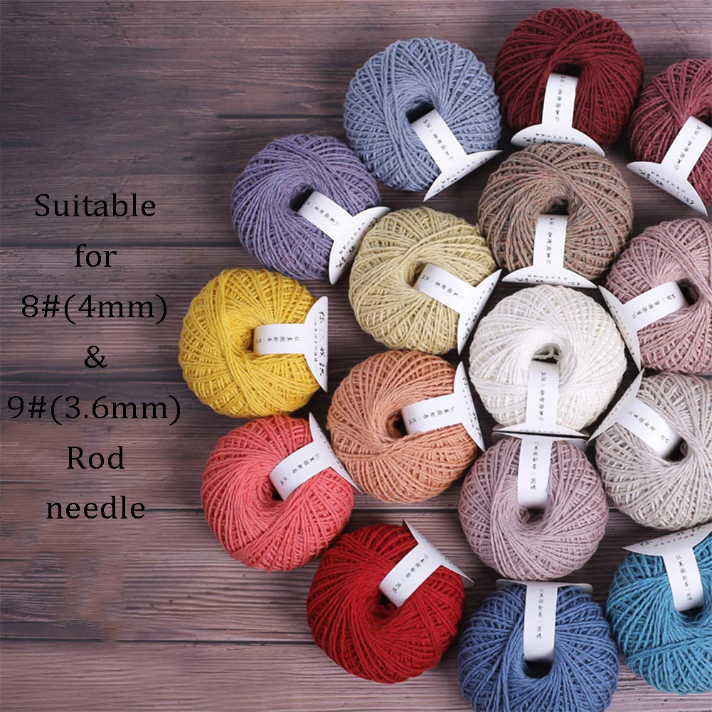 Rote Serie 600G Sechs Stränge Wolle Garn für Stricken und Häkeln, Babypullover Hut-Schal-Schal,G