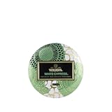 White Cypress Candle &vert; Mini Tin &vert; 4 Oz&period; &vert; 25 Hour Burn Time &vert; &vert; Coconut Wax for a Cleaner Burn