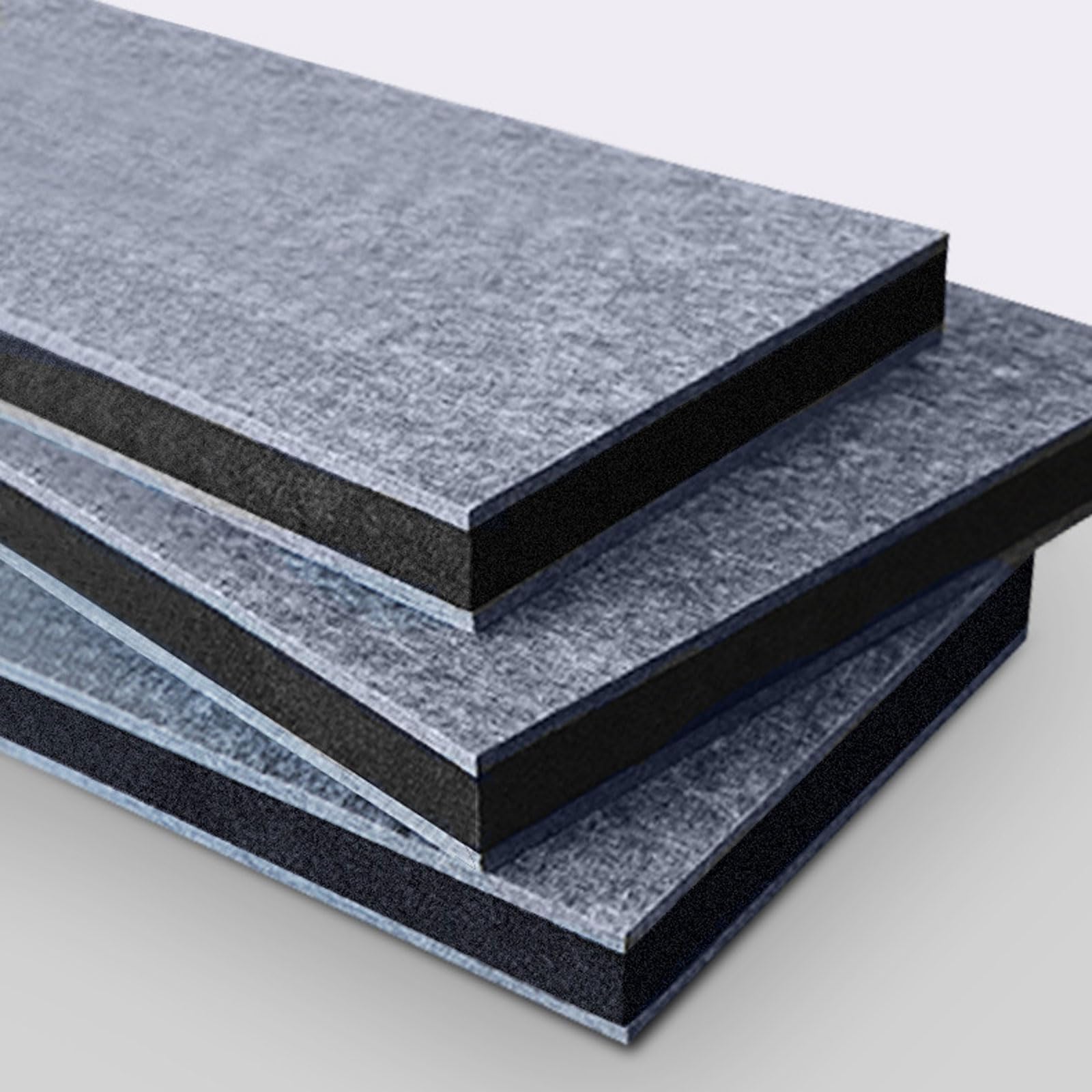 Tappeto per Batteria, Tappetino Anti-Scivolo per Batteria Acustica ed Elettronica, Base per Pedali Doppi per Grancassa, Tessuto a Trama Fitta(Size:1.31×1.31ft(40×40cm),Color:Nero)
