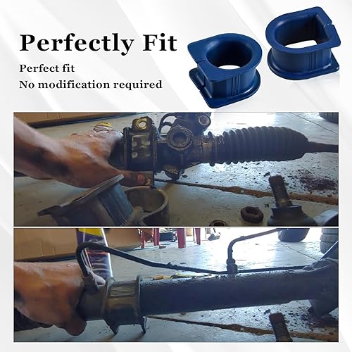 Miniatura 11 de FUSCH Kit de bujes de montaje de piñón y cremallera de dirección negro compatible con Suzuki XL-7 2.7L 2004 2005 2006, Suzuki Grand Vitara 2.5L 2004