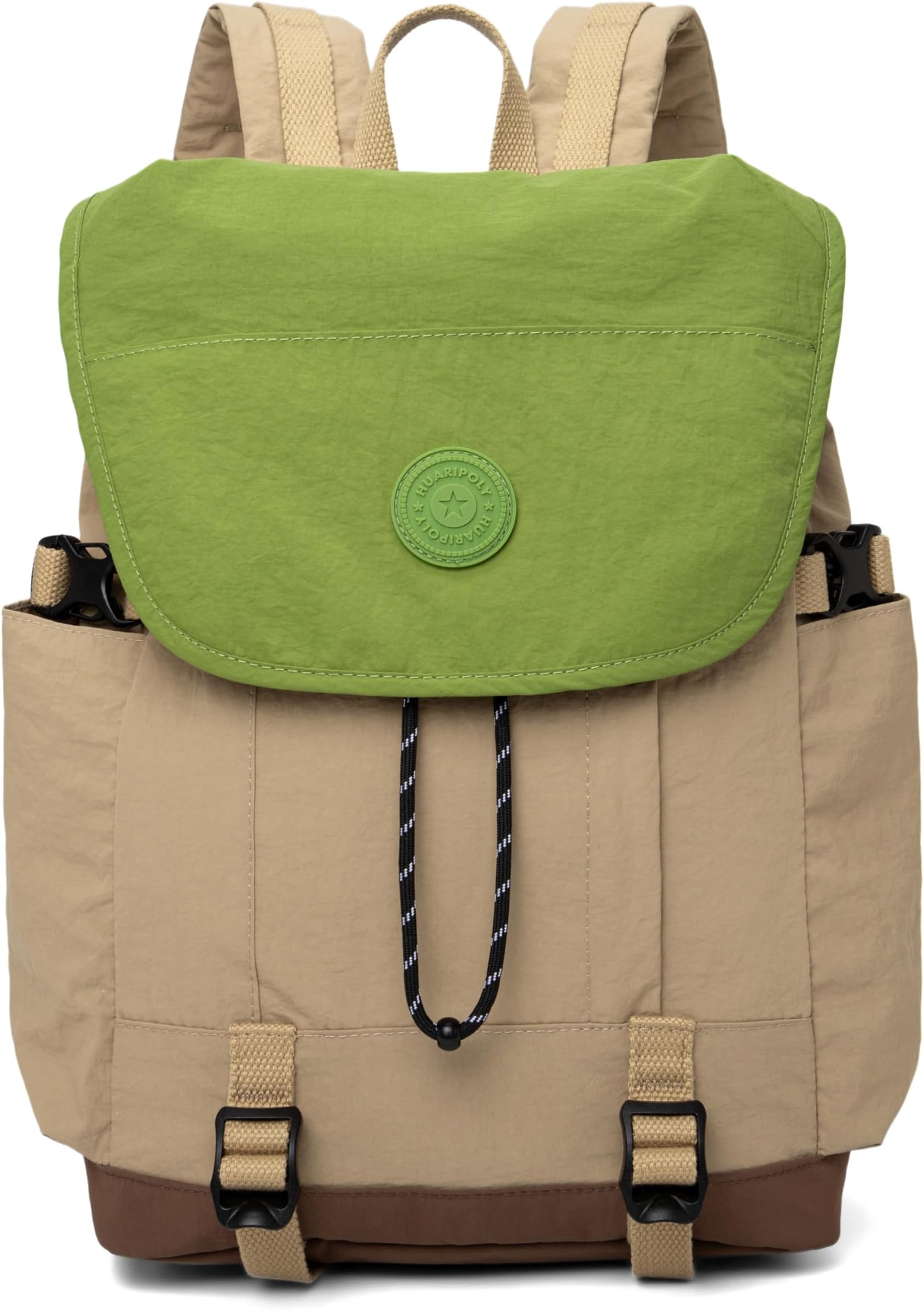 - HUARIPOLYOutdoor backpack, lightweight waterproof casual daily bag, multifunctional travel drawstring bag