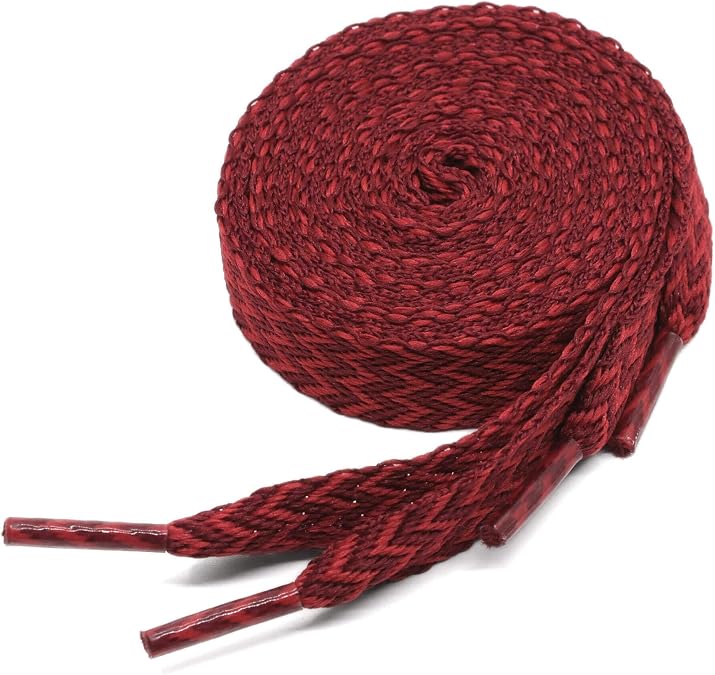 Flat Fat Sneakers Shoelaces: 2 Pair 3/5Inch Extra Wide Thick Shoe Laces
