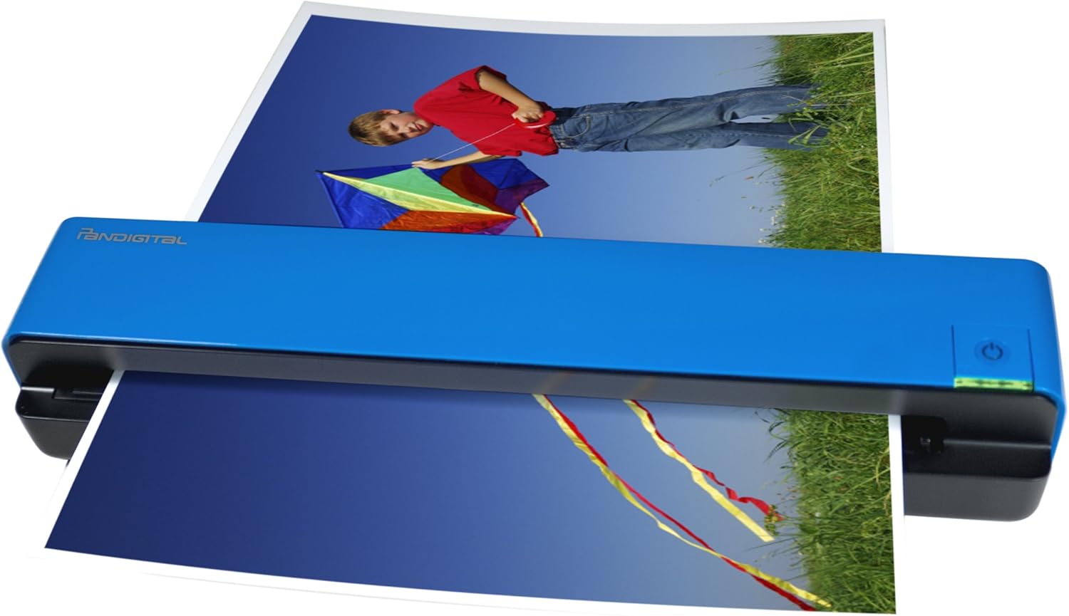 Pandigital Photolink One-Touch PANSCN06 8.5-Inch x11-Inch Photo Scanner - Blue