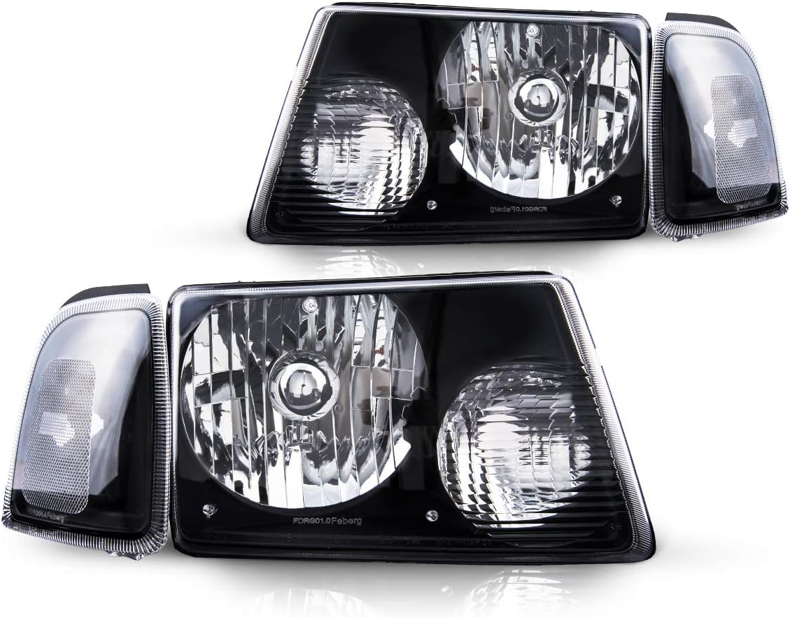 Best Deal Product Ranger Headlight Housing from Torchbeam, Replacement Headlight Assembly for 2001-2011 Ranger, Driver and Passenger Side