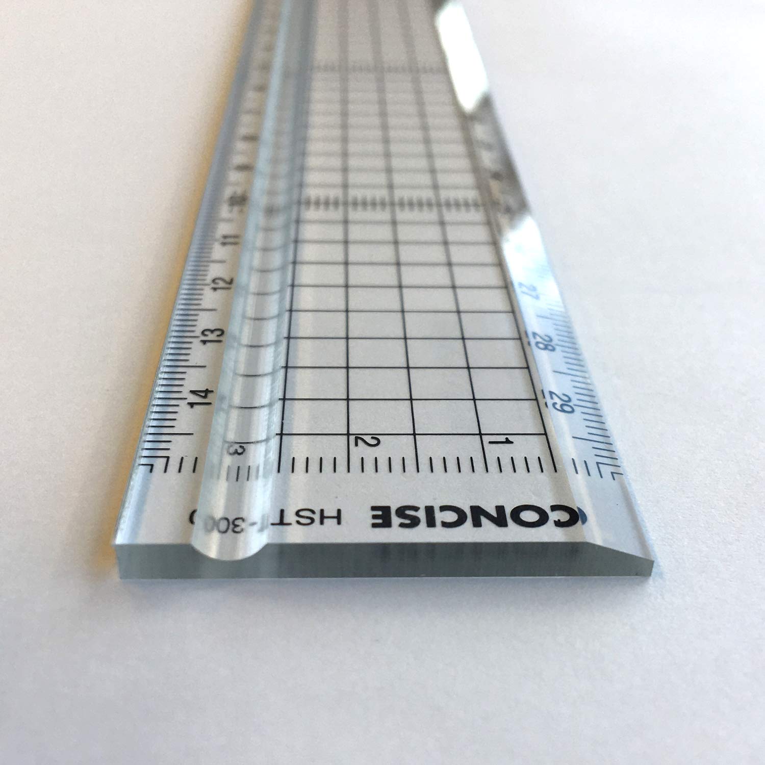 Concise grid cutting scale groove 30cm HST-300M